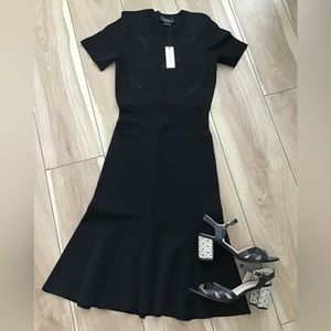 🆕 Yigal Azrouël 🌸 Beautiful! Designer WOMEN'S BLACK Dress NWT! Sz:M  $990